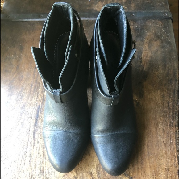rag & bone black Harrow booties / ankle boots 39.5 - Picture 3 of 16